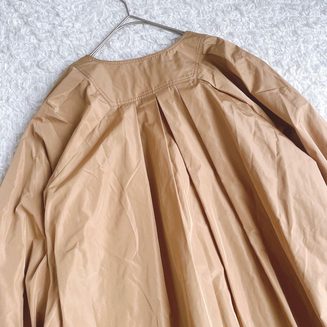 新品＊プレインピープル＊Vネックタックドレス　ワンピース　ゆったり