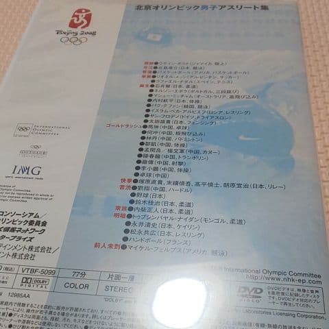 北京オリンピック 男子アスリート集