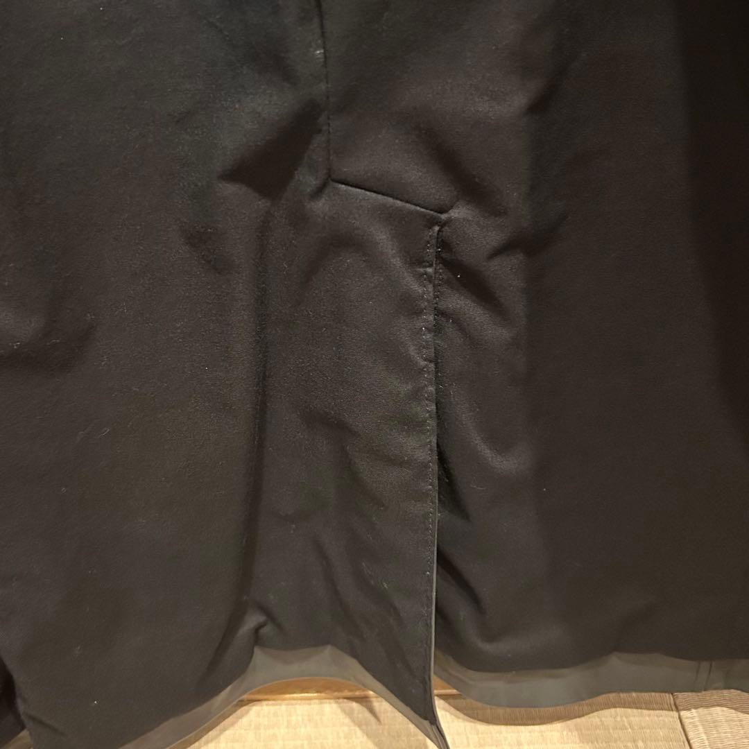 【美品】DURBAN 本革 レザー ロングコート 黒 メンズ 裏地付き ダーバン