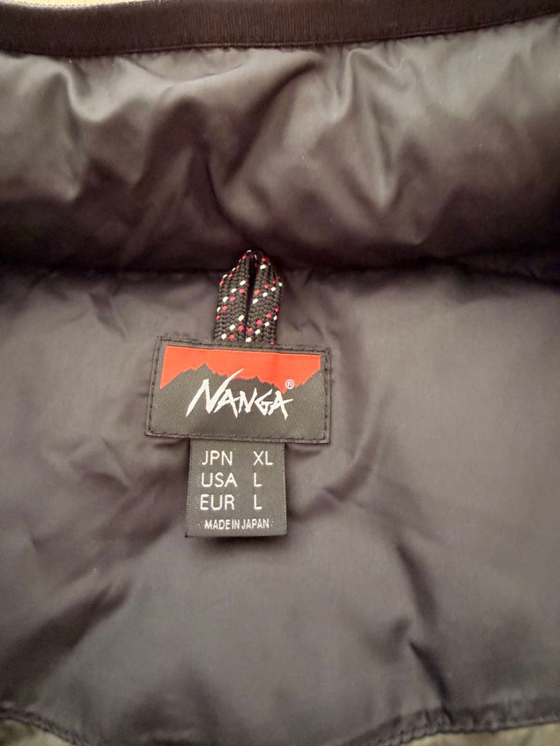 ナンガNANGA LIGHT WEIGHT PLAYLAND DOWN VEST