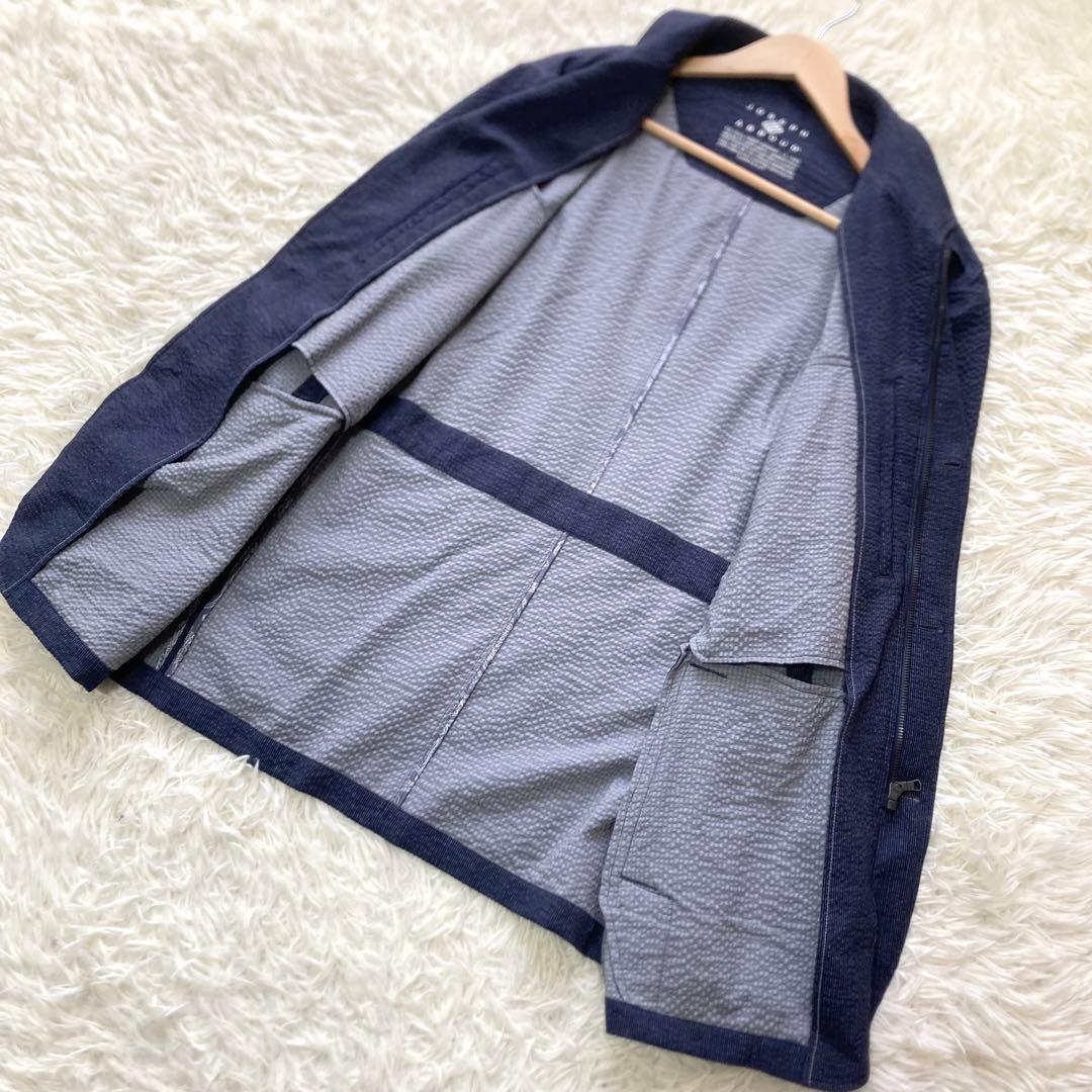 【大きいサイズ　美品】JOSEPH ABBOUD シアサッカー ジャケット 近年