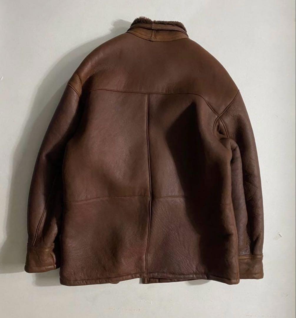 ジャケット・アウター 90s- mouton jacket chocolate brown