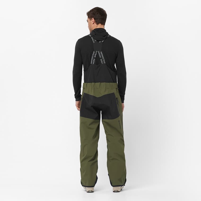サロモン メンズ シェルビブパンツ S MOON PATROL GORETEX