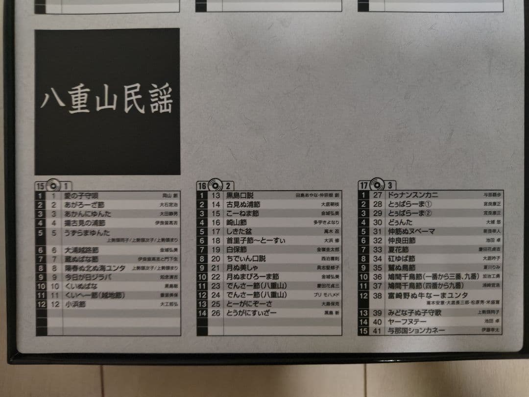 『沖縄 宮古 八重山民謡大全集（1）唄方～うたかた～』