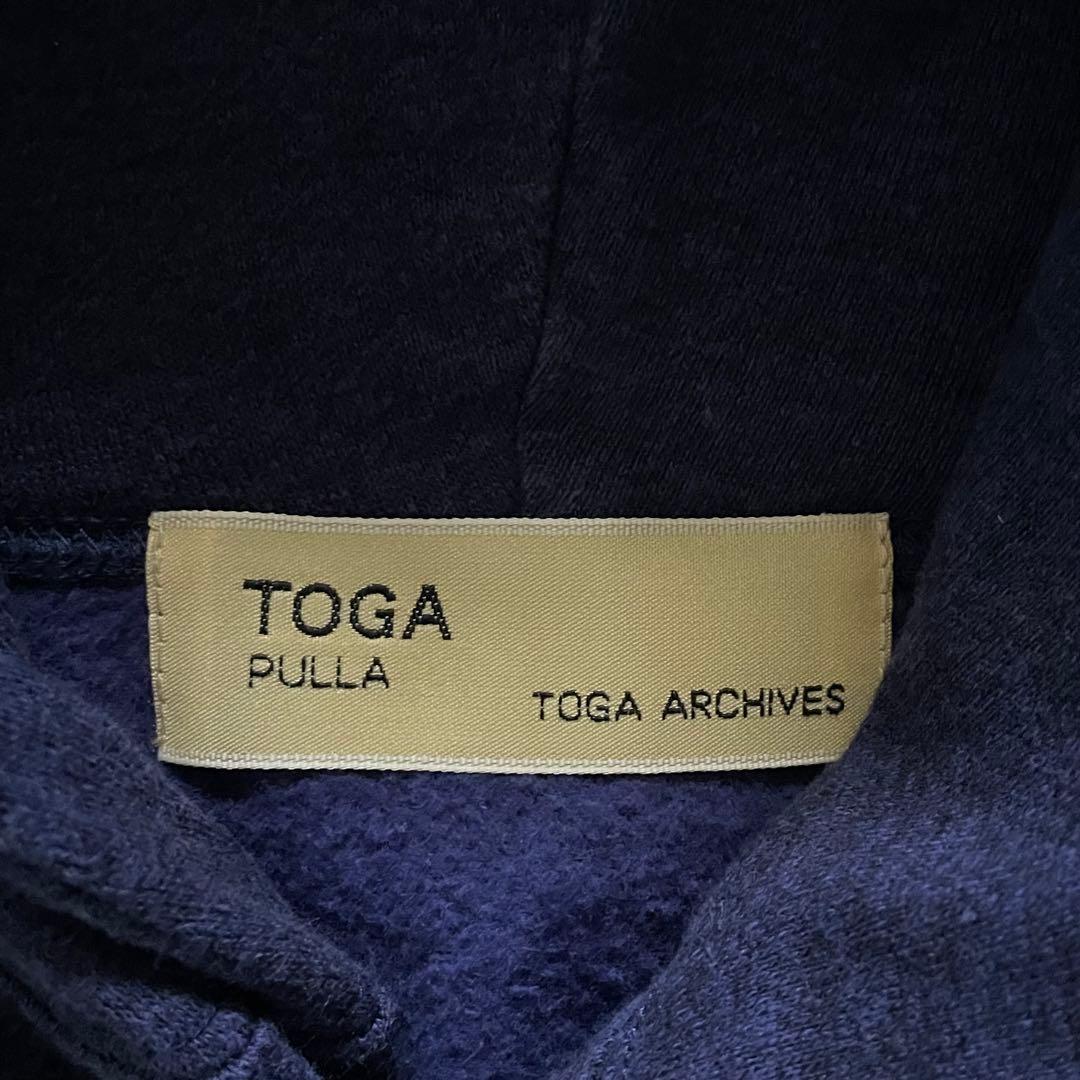 TOGA PULLA スウェットパーカー アシンメトリー 裏起毛 1
