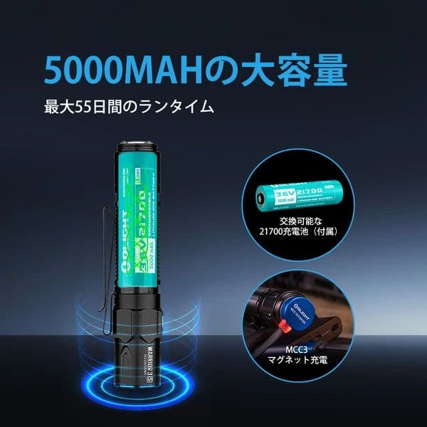 OLIGHT WARRIOR 3S センサー付きタクティカルライト