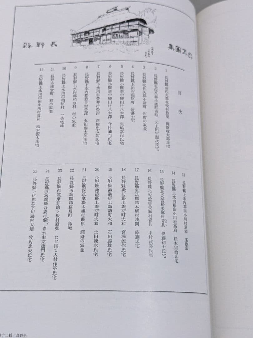 写真集　よみがえる古民家ー緑草会編『民家図集』