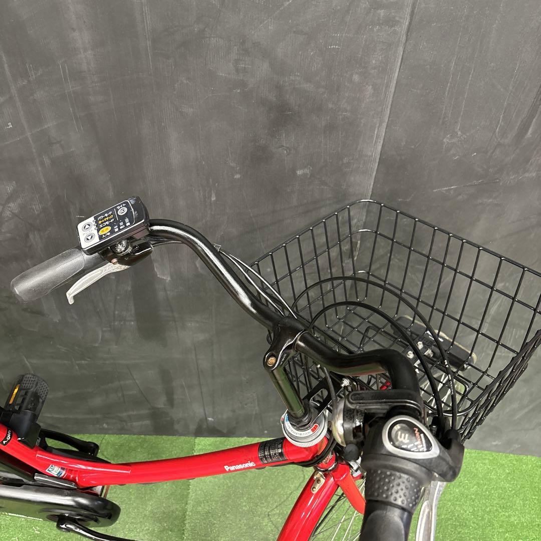 電動自転車 Panasonic A.girls レッド　54★