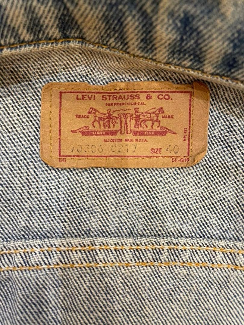USA製 Levi's 70506 デニムジャケット 40