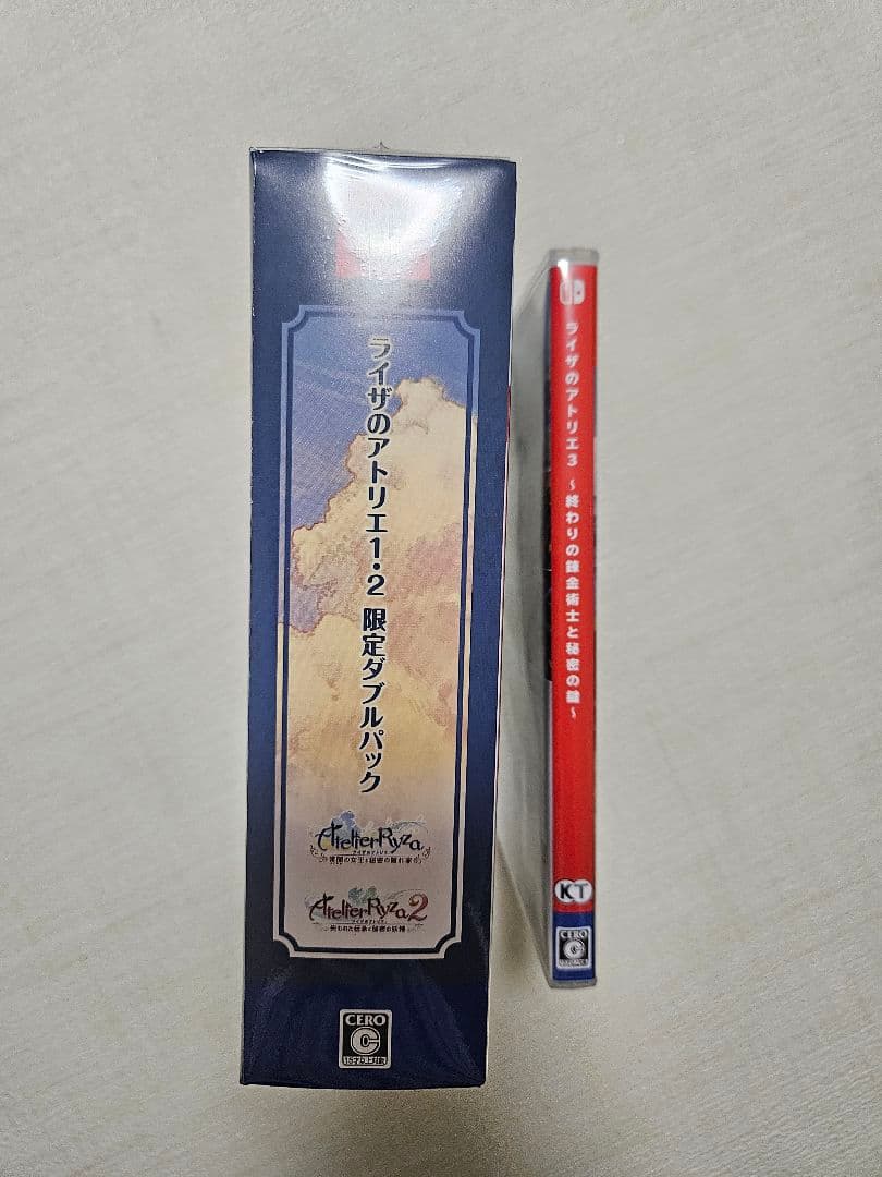 ライザのアトリエ1・2 限定ダブルパック Switch版 未開封＆ライザ3は中古