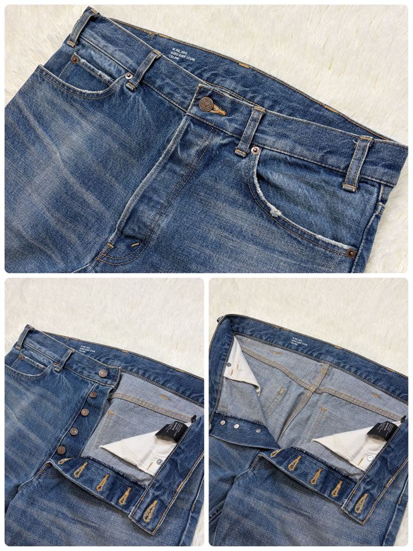 【美品】CELINE 07UW デニムパンツ 32 XL相当 インディゴブルー
