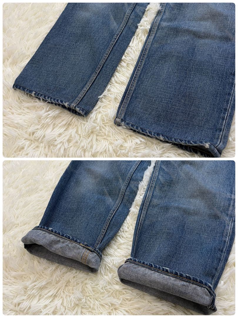 【美品】CELINE 07UW デニムパンツ 32 XL相当 インディゴブルー