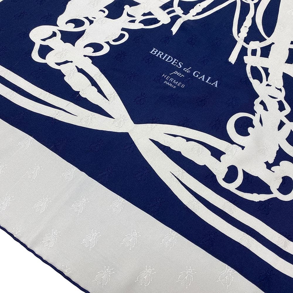 【レア色】エルメス カレ90 BRIDES de GALA シルク スカーフ