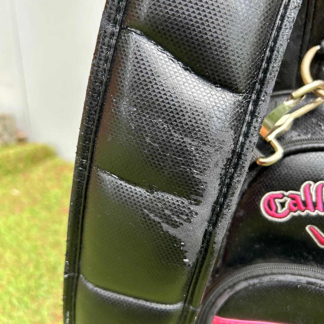 Callaway レディース キャディーバッグ ゴルフバッグ ブラック ピンク