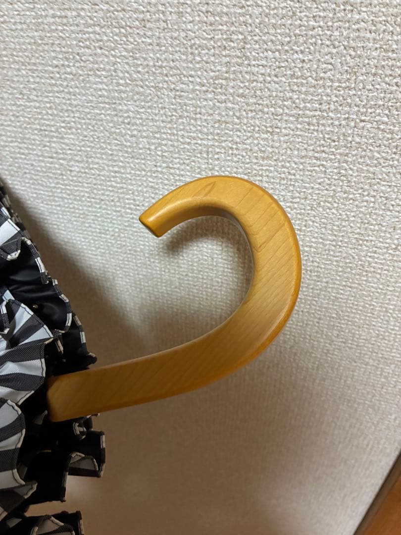 専用◎サンバリア　日傘　Sサイズ　フリル　白黒ストライプ