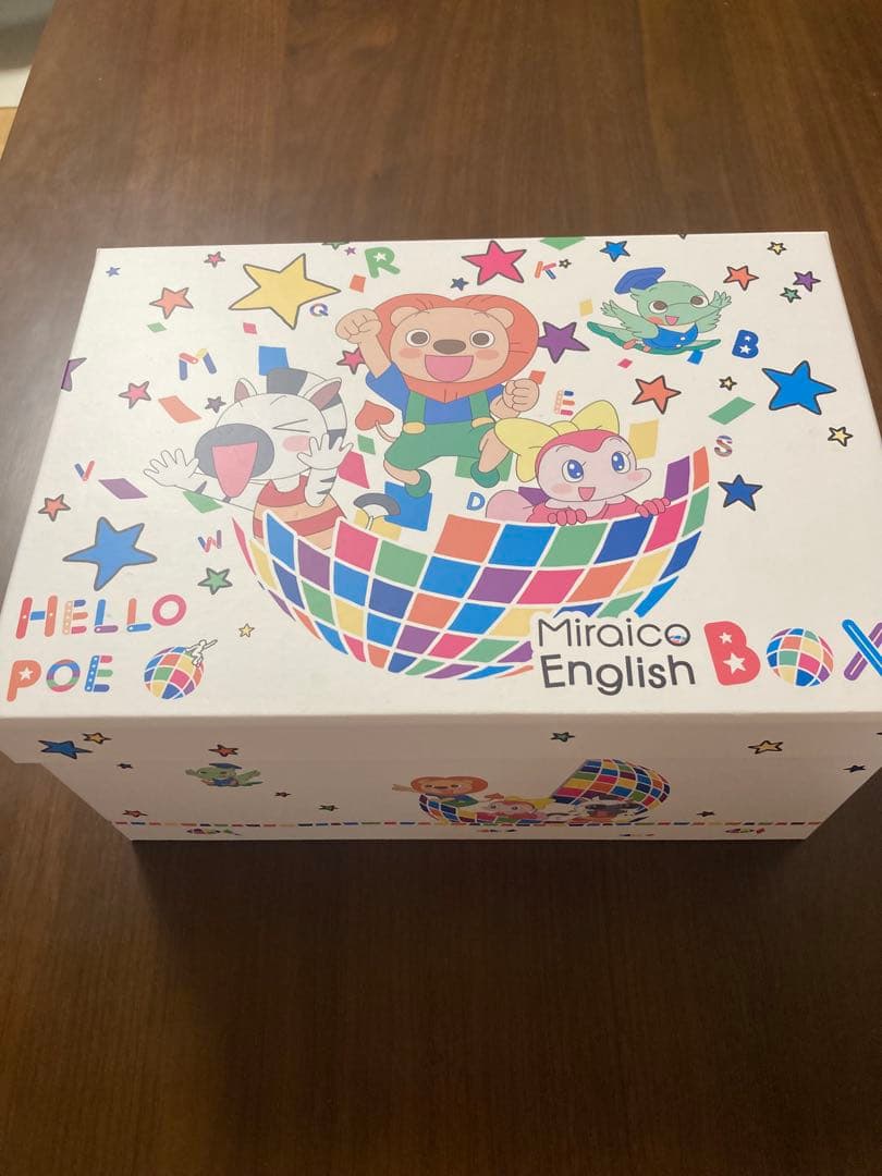 MiraiCo English Box 幼児向け DVDセット。美品