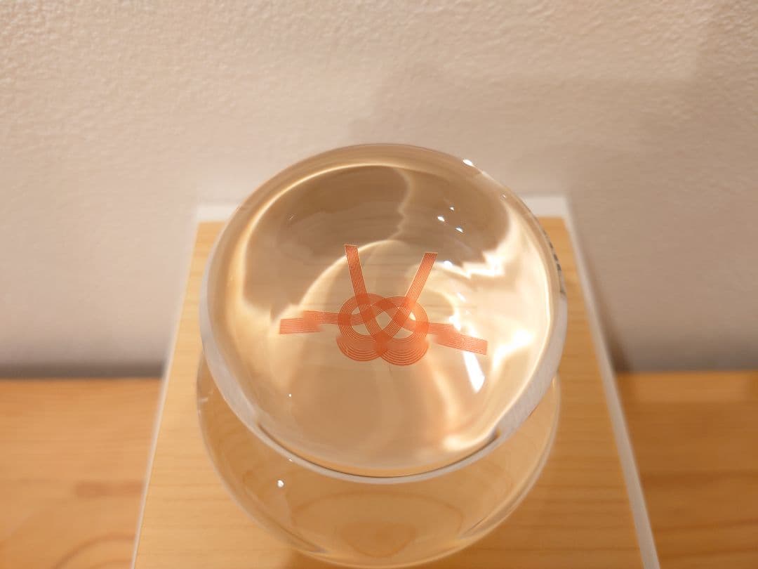 美品★中川政七商店「ガラスの鏡餅飾り」★お正月飾り
