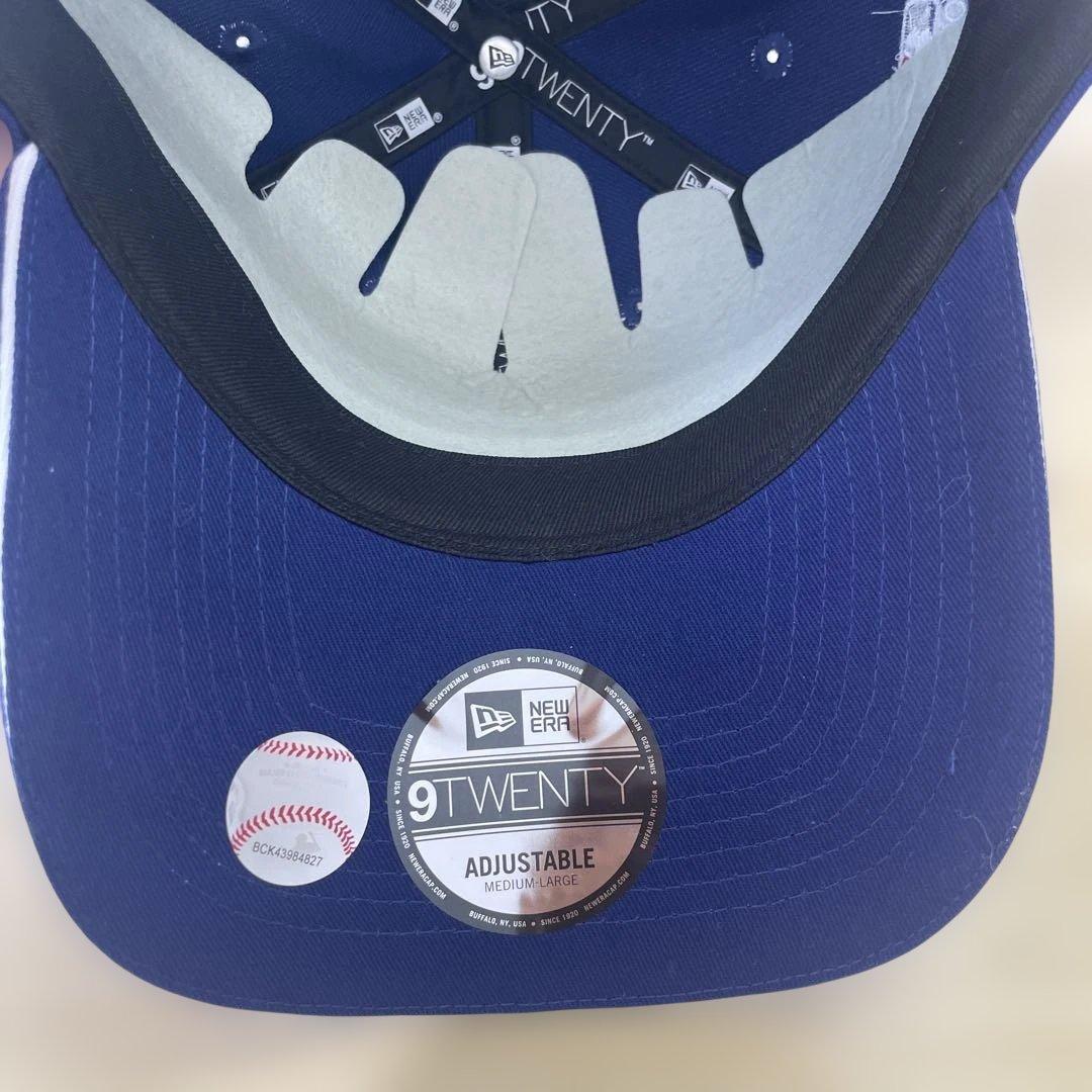 未使用品　ニューエラ NEW ERA × GR8・MLB キャップ ブルー