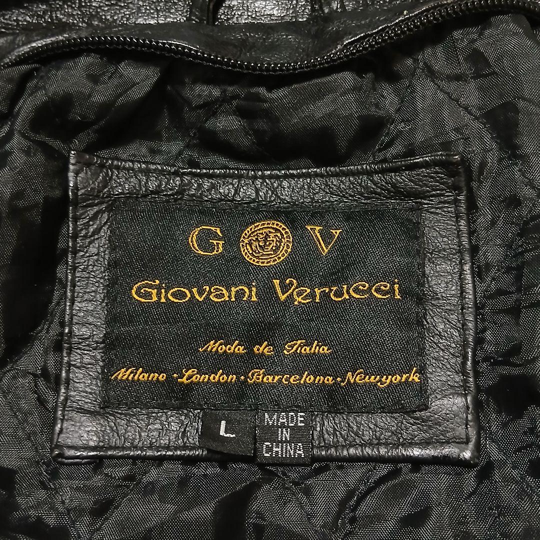 【美品/希少】Giovanni Verucci A2レザージャケット 刺繍パッチ