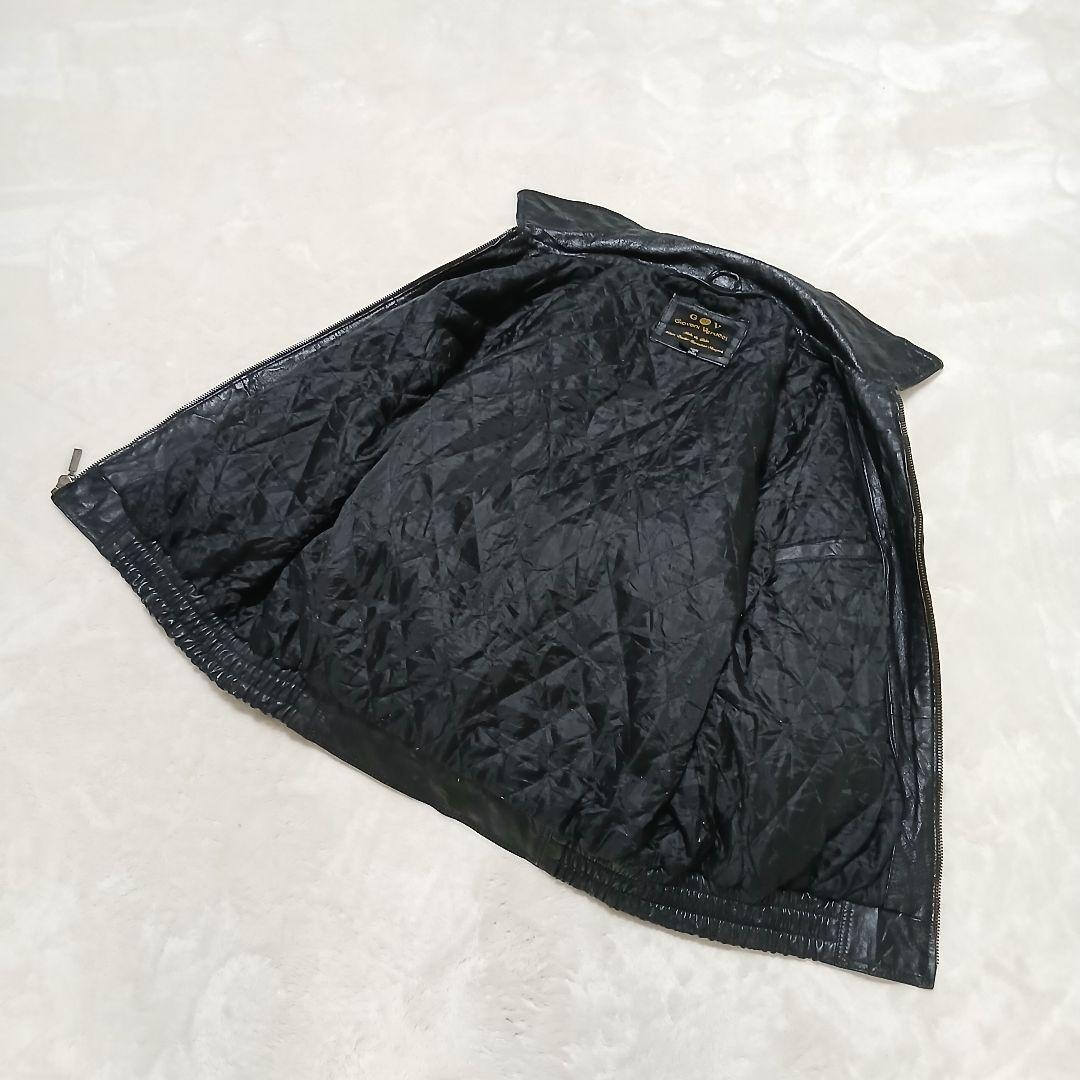 【美品/希少】Giovanni Verucci A2レザージャケット 刺繍パッチ