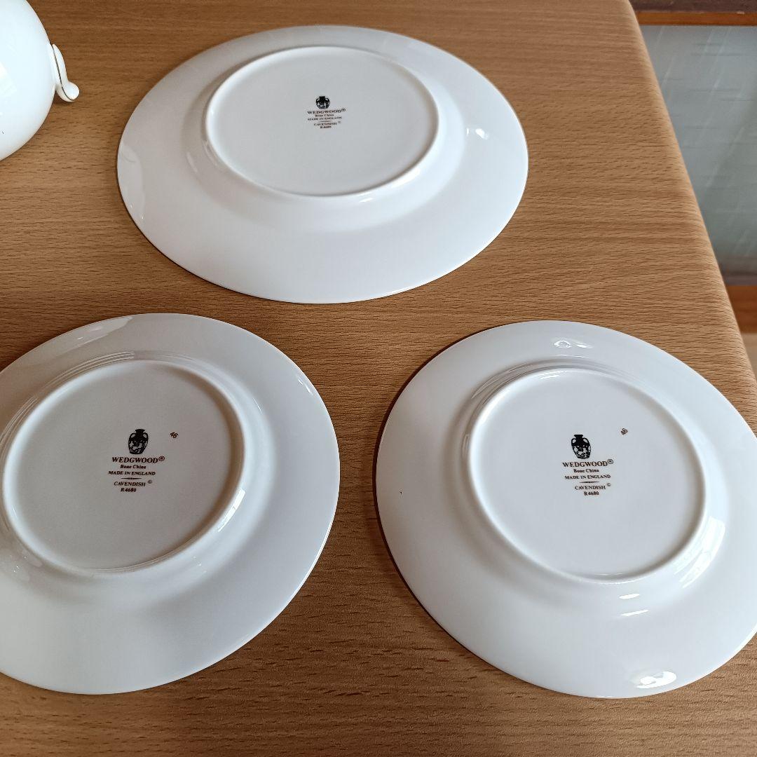 良品　CAVENDISH　カップソーサー　2種皿とシュガーポットセット