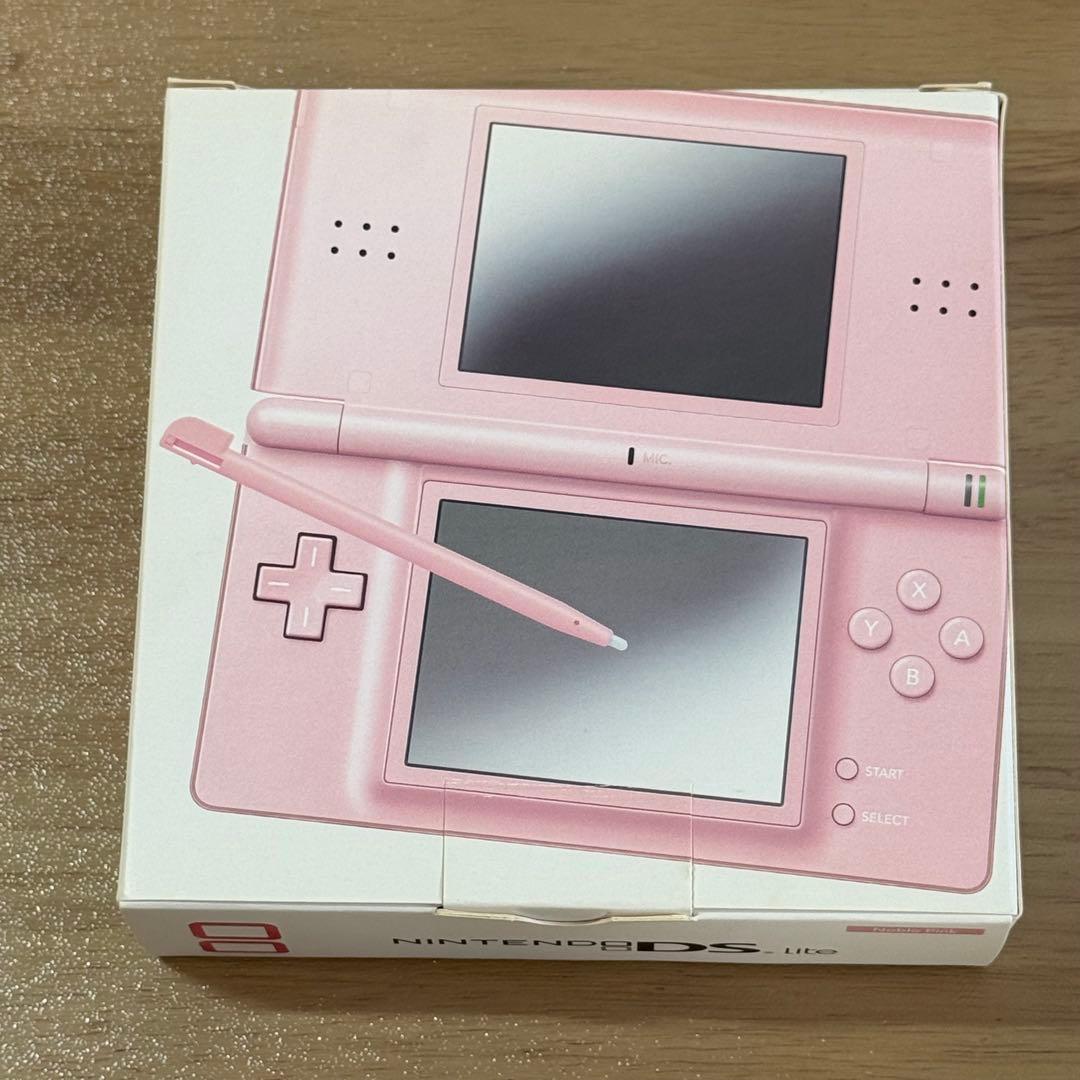 7-128【新品未開封】ニンテンドーDS LITE ノーブルピンク 箱付き