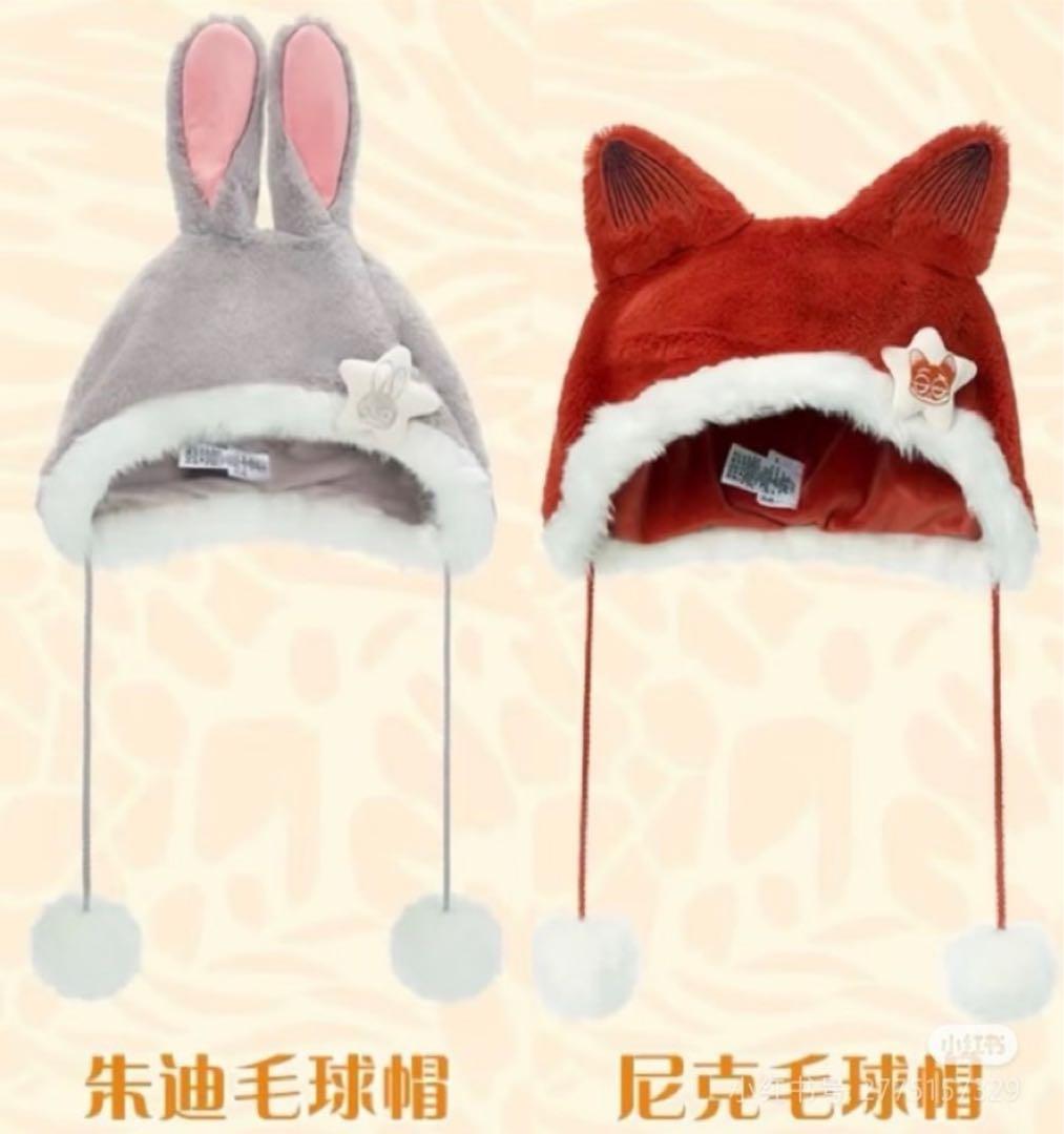 セール　　上海ディズニ-ズートピア ニック&ジュディ　ファンキャップ　2点セット