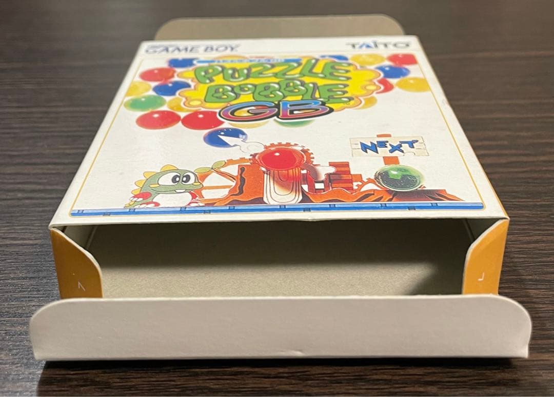 ゲームボーイ　中古カセット　美品　パズルボブル　箱　説明書付き