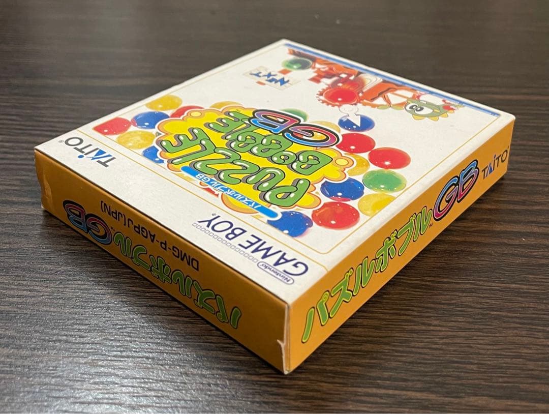 ゲームボーイ　中古カセット　美品　パズルボブル　箱　説明書付き