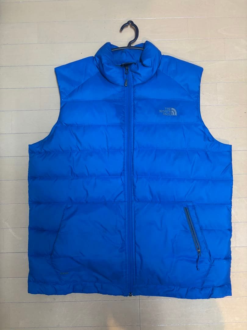 THE NORTH FACE 青 ダウンベスト