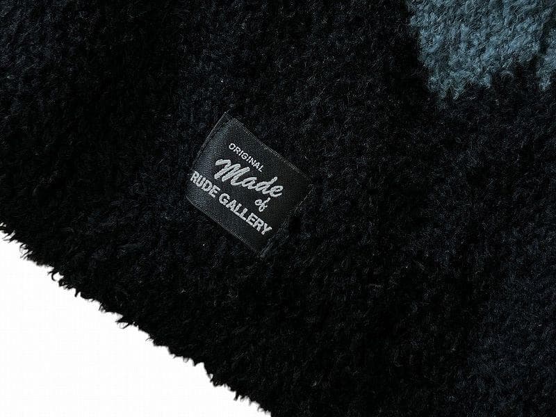 専用　18AW ルードギャラリー ノーカラー ニット ガウン ローブ コート