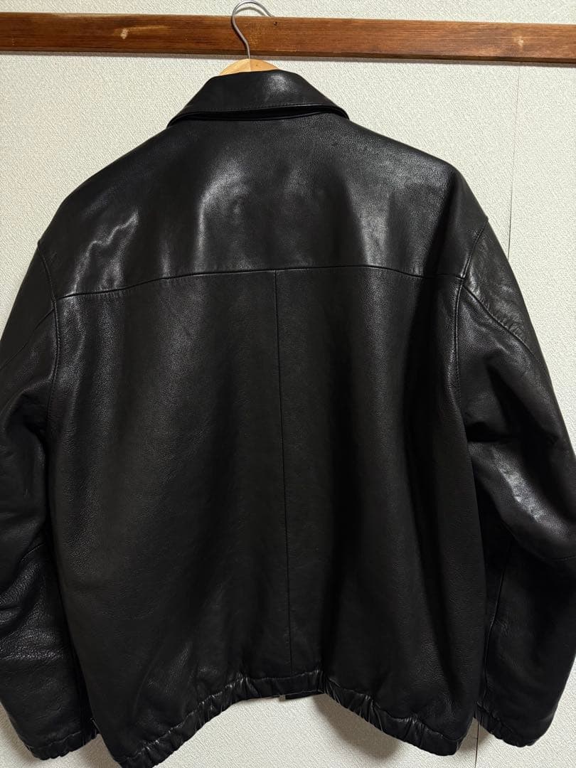 ジャケット・アウター NEIGHBORHOOD LEATHER ZIP WORK JACKET M