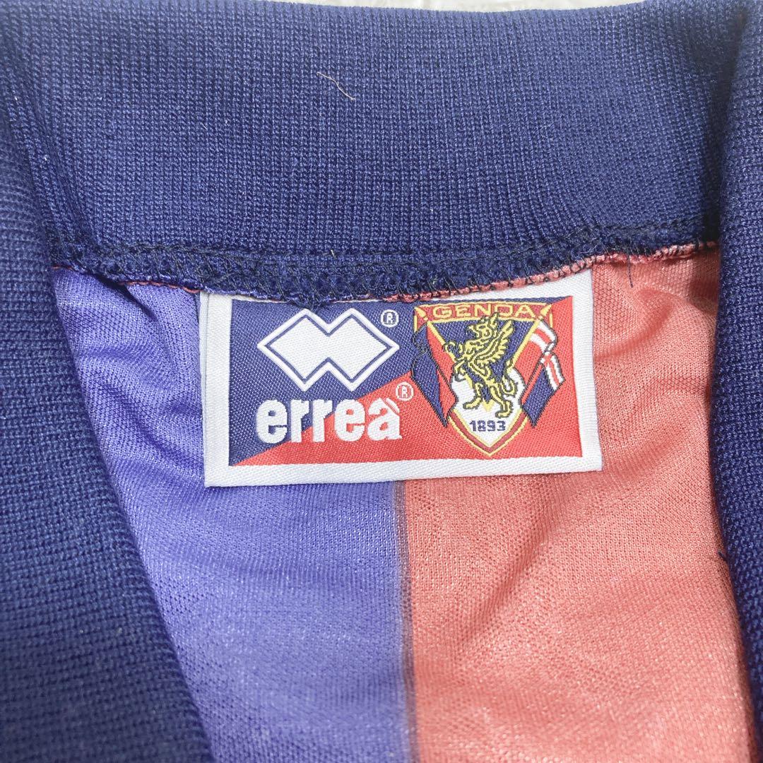 希少 未使用 ジェノア94/95 三浦知良 errea XL ホームユニフォーム