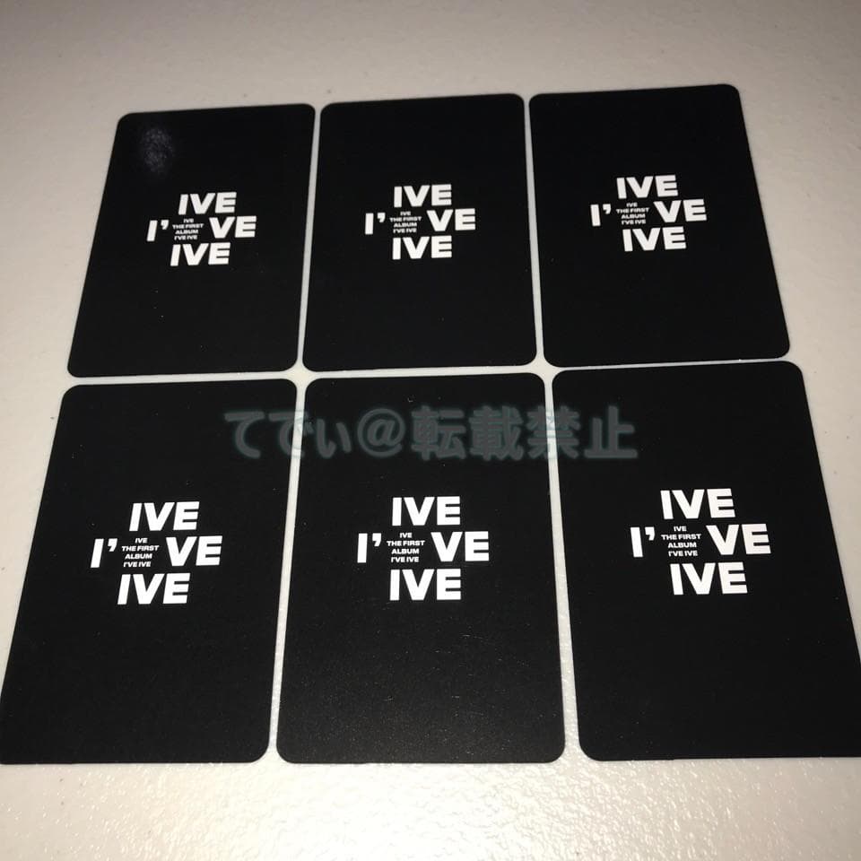 IVE 『I'VE IVE』JEWEL ver.封入トレカ6枚セット