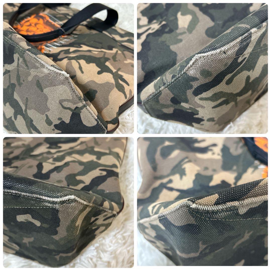 【希少美品】COACH×WhisBe コラボ ガミーベア トートバッグ 迷彩