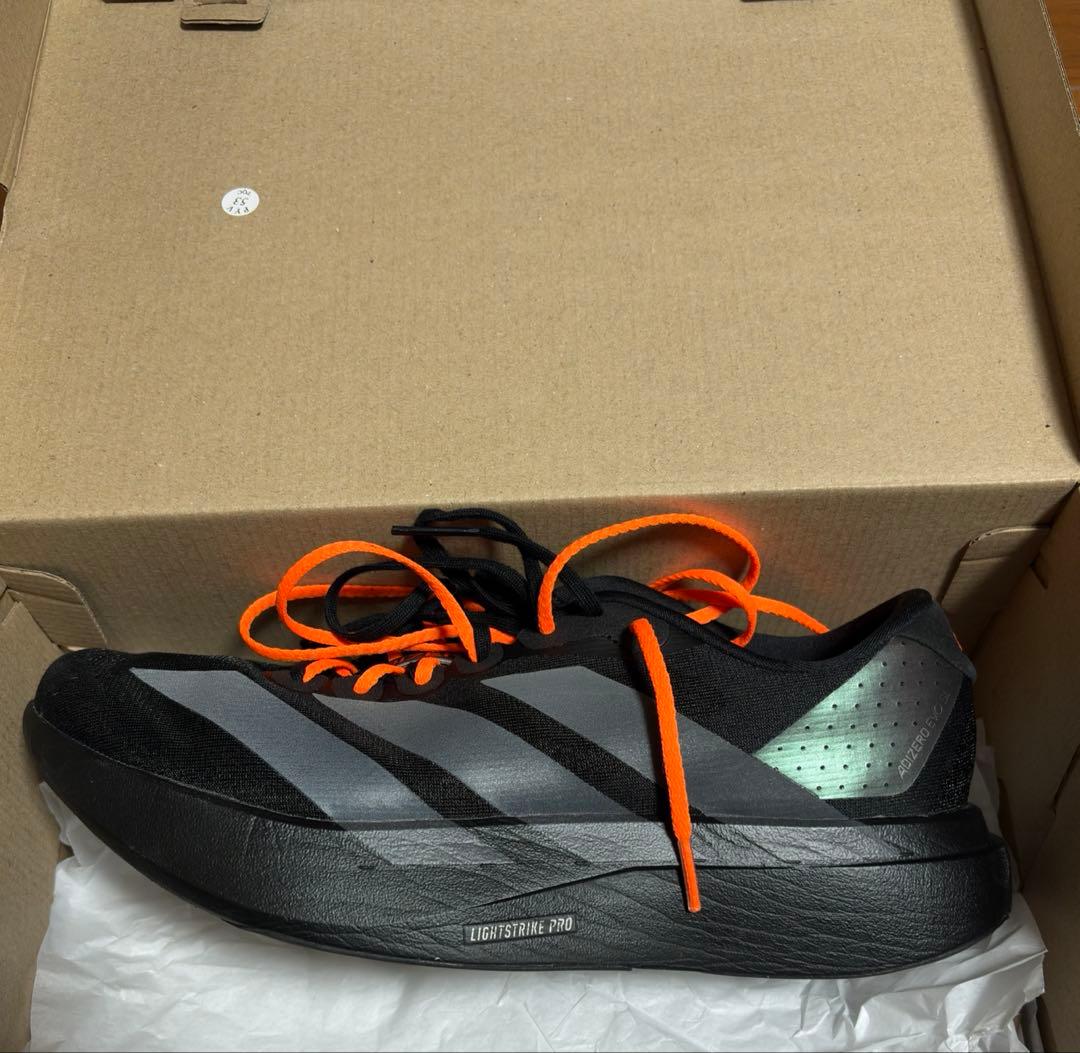 adidas ADIZERO Evo SL M 27.5 ブラック オレンジ