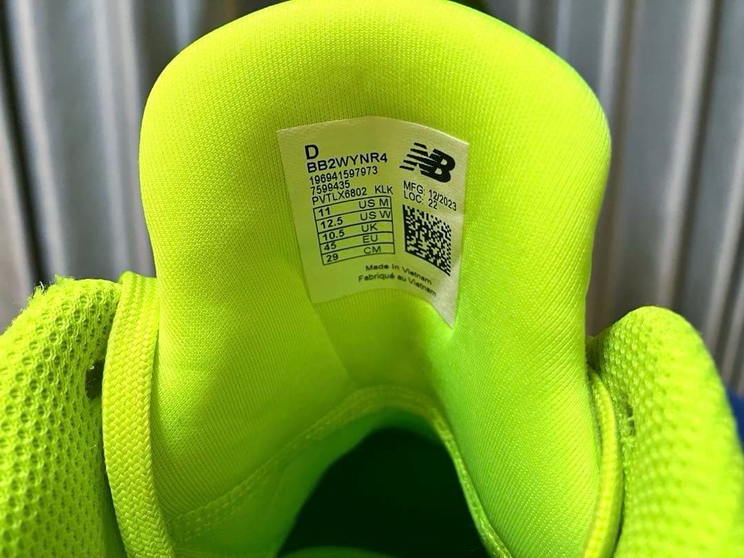 New Balance ニューバランス two wxy v4 バッシュ イエロー