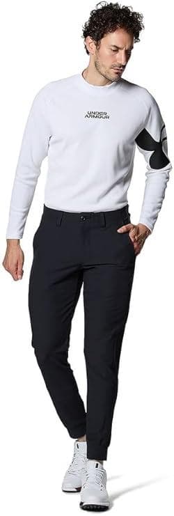 Under Armour M's Golf XL 白 ワッフル モックネック