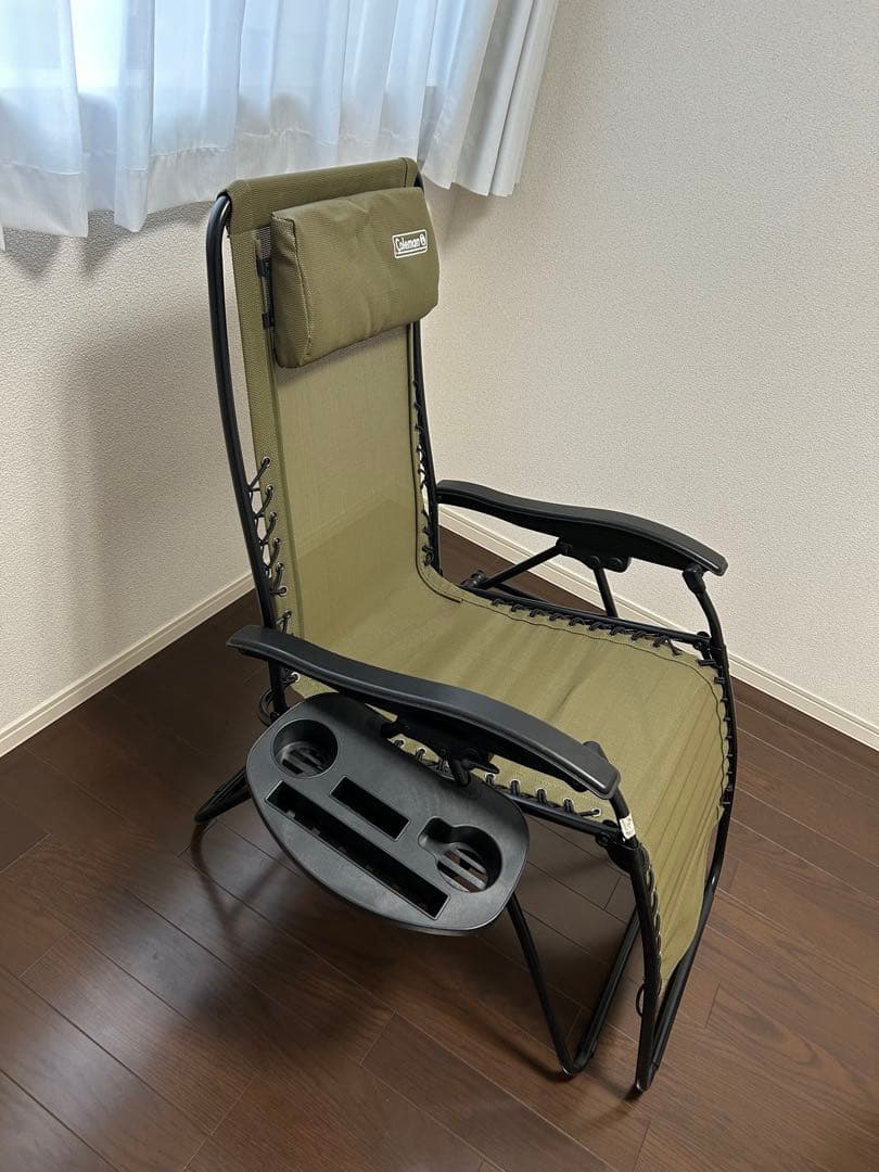 限定カラー　コールマン　インフィニティチェア カップホルダー付き