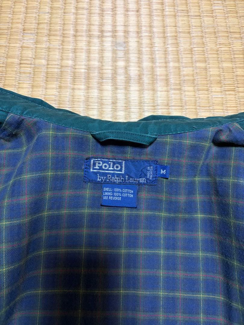 わ*わ様 ポロ　ラルフローレン　スイングトップ　M グリーン