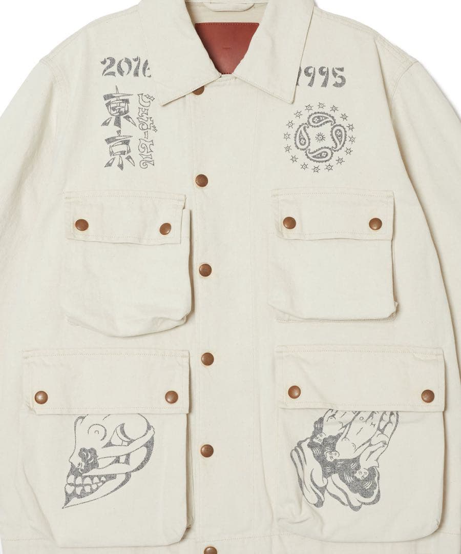 ジャケット・アウター SUGARHILL TATTOO FLASH PRINT POCKET JKT2