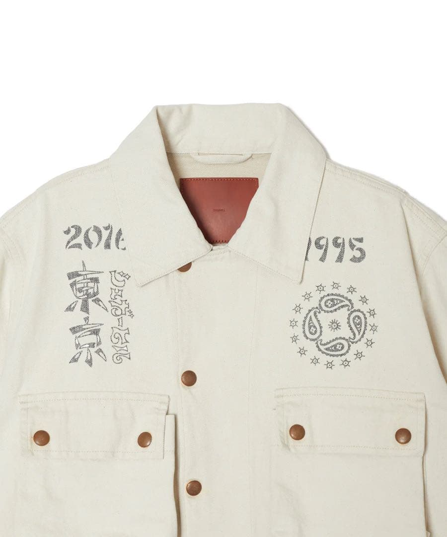 ジャケット・アウター SUGARHILL TATTOO FLASH PRINT POCKET JKT2