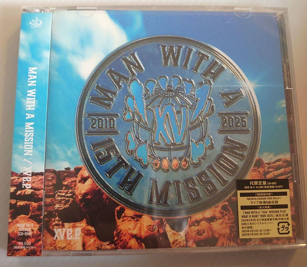 MAN WITH A MISSION／XV e.p. CD+DVD FC限定盤