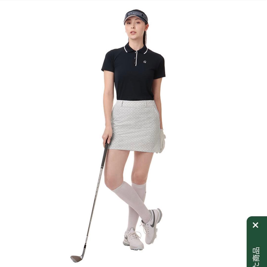 【TaylorMade】M 新品✨総柄ロゴスカート　インナー付スカート