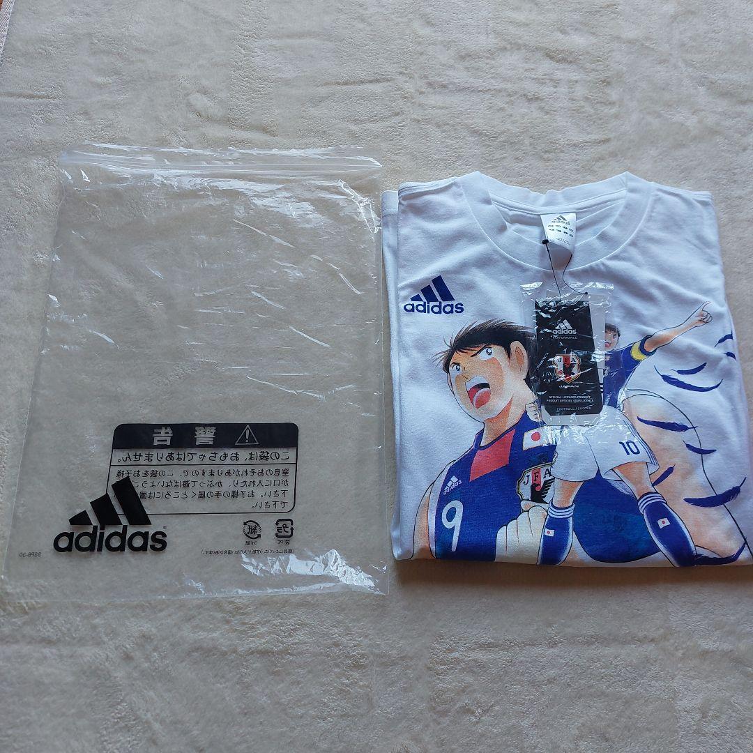 adidas サッカーアニメTシャツ ホワイト