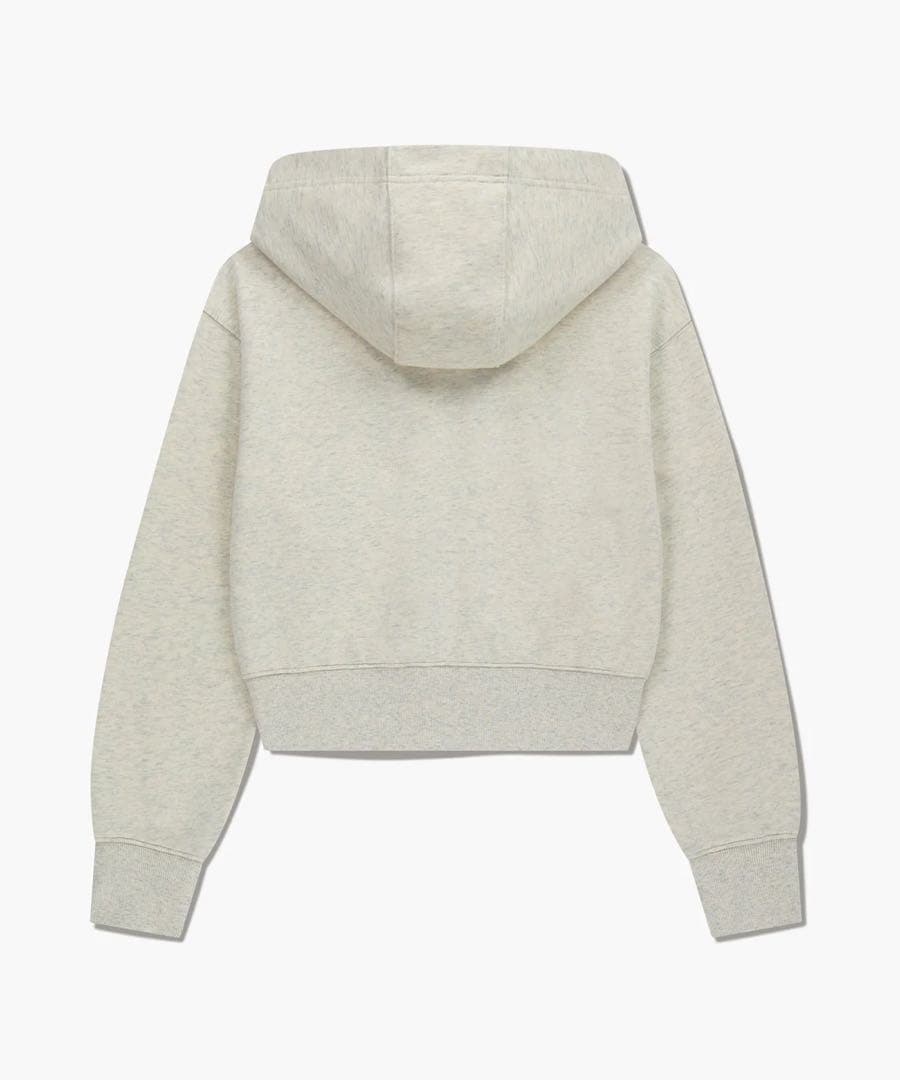 トップス W EMBROIDERY CLASSIC LOGO CROP HOODIE