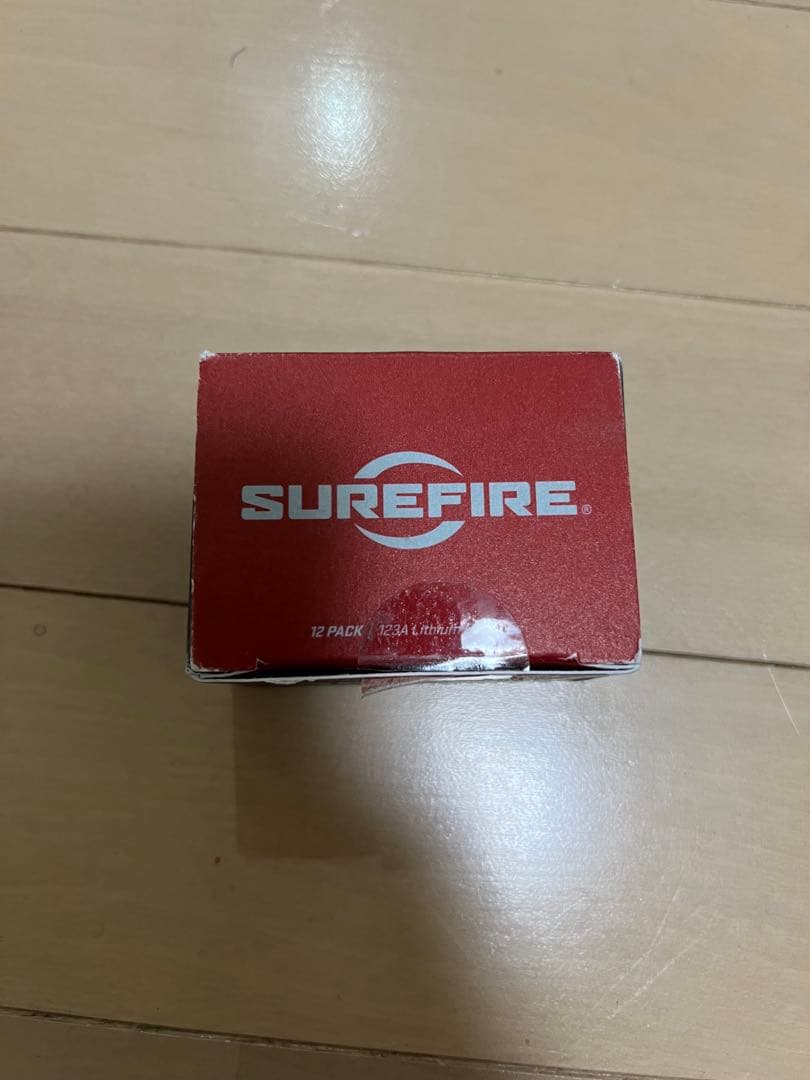 SF123A 3v リチウム電池 12本 BOX CR123A シュアファイア