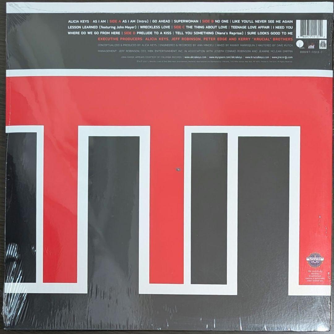新品未開封 Alicia Keys As I Am No One LPレコード