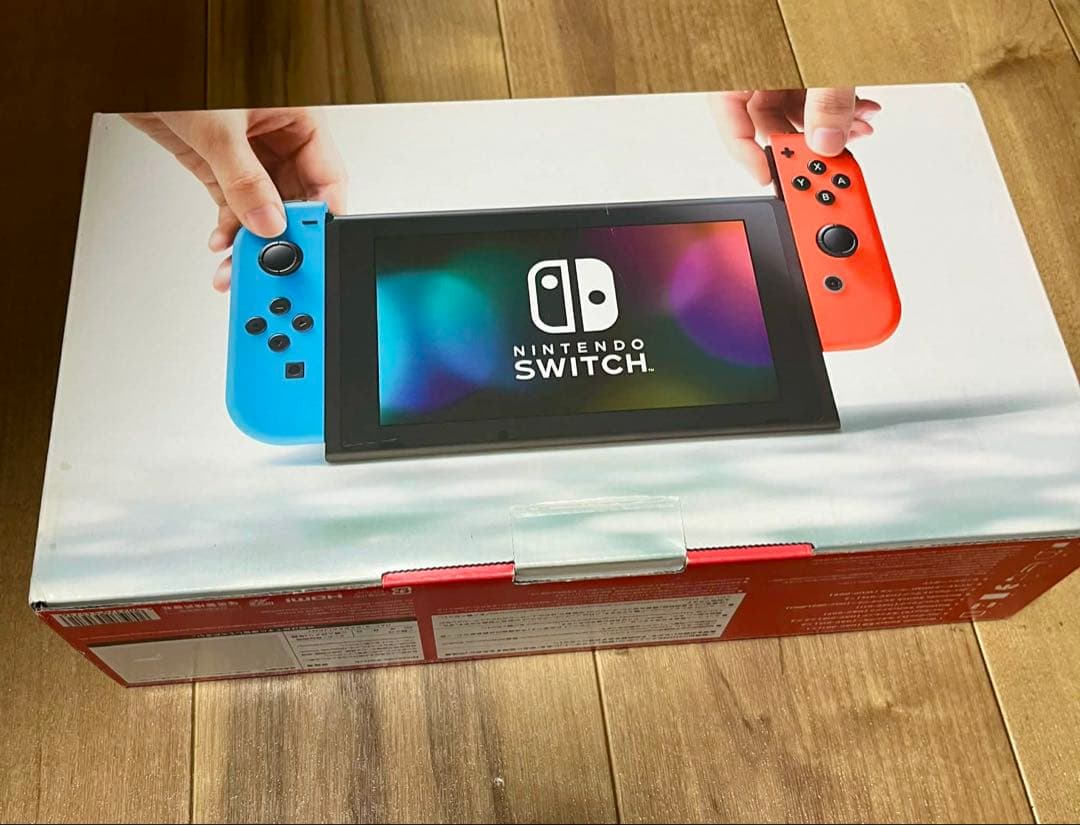 Nintendo Switch 本体 ブラック 青・赤コントローラー