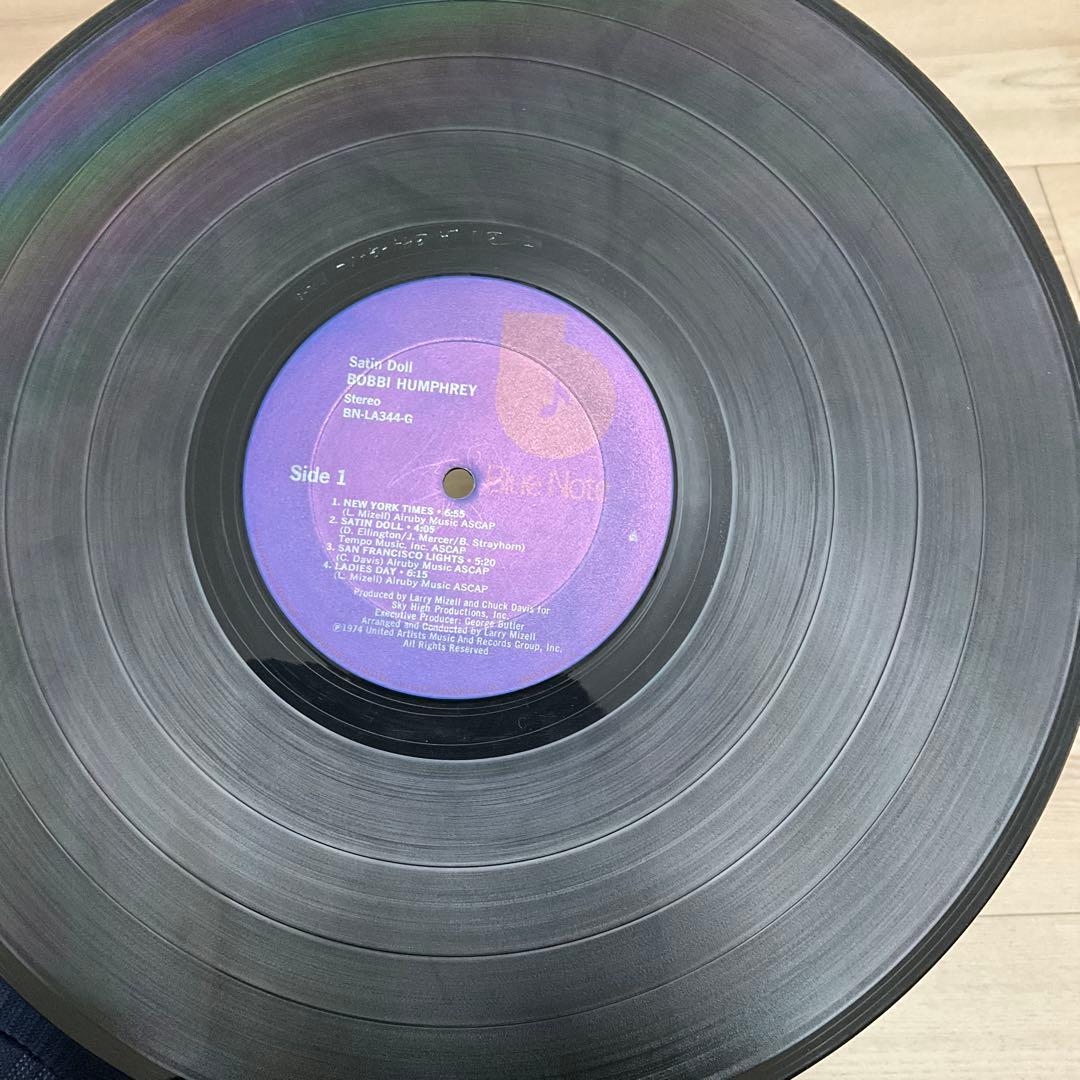 サテンドール　ボビーハンフリー　US盤レコード